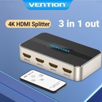 Vention HDMI Splitter 3 Đầu Vào 1 Đầu Ra 4K 30HZ Switcher Cho Laptop Gamebox Màn Hình TV Máy Chiếu