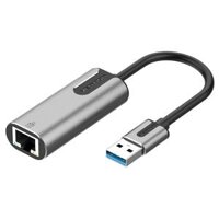 Vention USB 3.0-A to Gigabit Ethernet Adapter Gray 0.15M Aluminum Alloy Type ( CEW-HB )