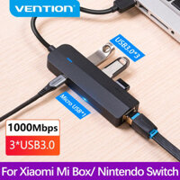 Vention USB Ethernet Adapter USB 3.0 USB-C sang RJ45 Cổng Ethernet Gigabit cho mạng PC Đĩa cứng Ethernet HUB Mi Box Nintendo