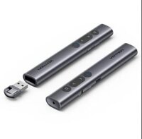 VENTION Wireless PowerPoint Presentation Clicker with Green Laser Pointer – GRAY (KQJ-H0)