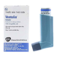 Ventolin Inhaler 100mcg giúp giãn phế quản ngắn, giảm triệu chứng của cơn hen