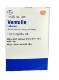 Ventolin lọ 200 liều xịt Gsk