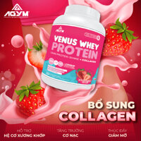 Venus Whey Protein + Collagen AGYM 600g - Tăng trưởng cơ bắp, Bổ sung Collagen, Thúc đẩy giảm mỡ