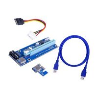 VER006S PCI- Card PCIE 1X to 16X USB 3.0  Power for - 4pin