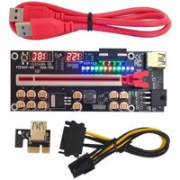 Ver018 PRO PCI-E Riser Card Cáp USB 3.0 018 PLUS PCI Express 1X Sang 16X Extender PCIe Adapter để khai thác BTC