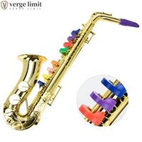 Verge LIMIT Đồ chơi Saxophone trẻ em, Mô phỏng 8 tông màu Đồ chơi nhạc cụ, Đa chức năng với âm thanh Giáo dục bằng nhựa Mini Saxophone Đồ chơi hiệu suất Prop