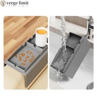 Verge LIMIT Khay tựa tay ghế Sofa chống trượt, Hộp lưu trữ Hộp đựng cốc bằng silicon, Điện thoại di động sáng tạo Giá đỡ đa chức năng Ghế Sofa Đế lót ly uống nước cho cốc