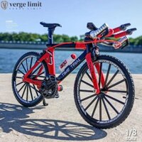 Verge LIMIT Mô Hình Xe Đạp Leo Núi, Túi Diecast Xe Đạp Mini, Trẻ Em Người Lớn 1: 8 Đua Kim Loại Mô Phỏng Xe Đạp Bộ Sưu Tập Đồ Chơi