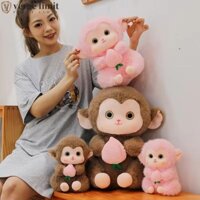 Verge LIMIT Mô Phỏng Búp Bê Khỉ, Đồ Chơi Khỉ Sang Trọng Kawaii Siêu Mềm, Đồ Trang Trí Dòng Kawaii Gối Nhồi Bông 20cm Hoạt Hình Khỉ Thú Nhồi Bông Quà Tặng Năm Mới