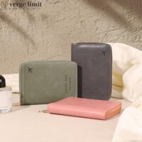 Verge LIMIT Túi Hộ Chiếu PU, Hộp Đựng Thẻ RFID Chống Trộm Giấy Chứng Nhận Túi Bảo Quản, Hộp Đựng Thẻ Di Động Đựng Vé Ví Túi Đựng Thẻ Nam