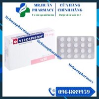 Verospiron 25mg (Hộp 1 vỉ x 20 viên) – Thuốc lợi tiểu cho người suy tim