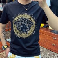 Versace Áo Thun Ngắn Tay size Lớn Thời Trang Mùa Hè Dành Cho Nam