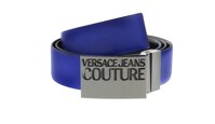Versace Jeans Couture Blue/Black Adjustable/Reversable Mens Ratchet Belt for mens