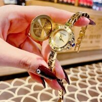 Versace Medusa Secret |Nữ Giới |Mặt Tròn |Lắc Tay Vàng Gold |Máy Pin (Quartz) |Size 25mm
