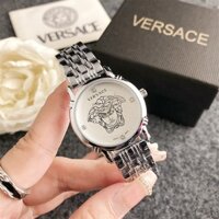 Versace Versace Quartz Movement Mặt rỗng Đồng hồ nữ Thụy Sĩ Mặt số bằng thép không gỉ Vỏ thép không gỉ Dây đeo bằng thép không gỉ