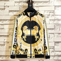 Versace1537 Áo khoác cổ đứng phong cách mới Áo khoác nam phù hợp