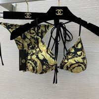 Versace2052 Ảnh Sling Phong Cách Phương Tây Có Miếng Lót Ngực Bikini Chống chói