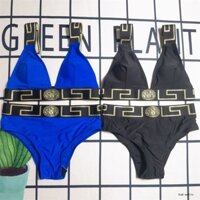 Versace2563 Đồ Bơi Ngoài Trời Siêu Cổ Tích Có Miếng Lót Ngực Bikini Tươi Chống chói Đồ Bơi Gợi Cảm [Có Nhãn Và Thẻ]