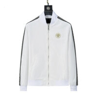 Versace6789 Hợp Thời Trang Phù Hợp Với Tất Cả Trận Đấu Mùa Xuân Thu Áo Khoác Quần Áo Nam