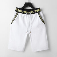 Versace9562 Quần Short Nam Thời Trang Mùa Hè Cotton Đẹp Trai Năm Điểm Quần Short Thể Thao