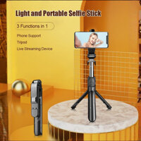 【Versatile and Adjustable】New Phone Selfie Stick Tripod Bluetooth Horizontal Vertical Self-Timer Cell Phone Holder Portable Lightweight Selfie Stick