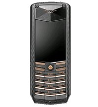 VERTU ACSENT BLACK KNURL RED GOLD MIXED METALS