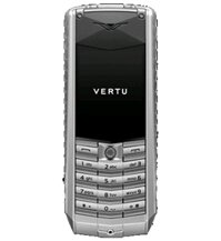 VERTU ACSENT NEW ALUMINIUM BROWN LEATHER