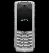 VERTU ACSENT NEW ALUMINIUM BROWN LEATHER
