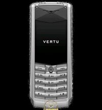 VERTU ACSENT NEW ALUMINIUM BROWN LEATHER