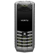 VERTU ACSENT NEW TITANIUM, CARBON FIBRE GREEN LEATHER