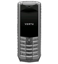 VERTU ACSENT NEW TITANIUM, STAINLESS STEEL, RED LEATHER
