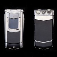 Vertu Constellation Ayxta bàn phím nắp gập da bê đen
