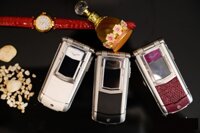 Vertu Constellation Ayxta Da Cá Sấu Màu Hồng