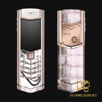 Vertu cũ Signature S ROSE GOLD PAVE DIAMONDS ALBINO ALLIGATOR