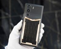 VERTU META ALLIGATOR SKIN 18K GOLD  5G WEB3 PHONE NEW FULLBOX