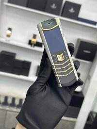Vertu Signature S điểm vàng chính hãng nguyên bản