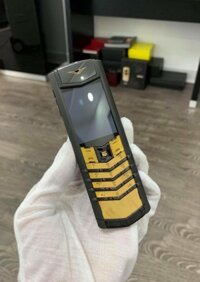 VERTU SIGNATURE S GOLD MOTHER OF PEARL BLACK ALLIGATOR