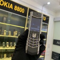 Vertu Signature S Thép Lưng Gốm Chính Hãng