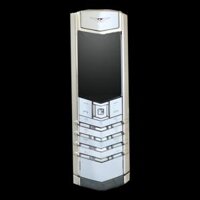 VERTU SIGNATURE S WHITE GOLD ALLIGATOR