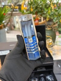 Vertu Signature S Xanh Navy Alligator chính hãng nguyên bản