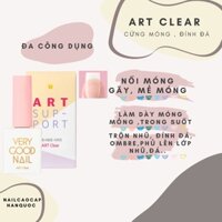 [Very Good nail] Sơn gel cứng móng, đính đá cao cấp Hàn Quốc_Art clear