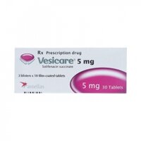 Vesicare 5mg Astellas, Hộp 30 Viên