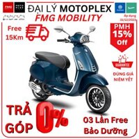 Vespa Sprint 125 ABS 2022 - Mầu mới - Trả góp miễn lãi - Xanh  Đen  Cam Trắng - Xanh Estroveso