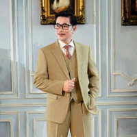 Vest nam trung niên tiến thịnh veston cao cấp vải được may 2 lớp dày vải không nhăn không bai không phai màu khi giặt