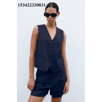 Vest zara vải linen size S