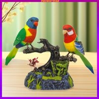 Vẹt biết nói, Chim hót kích hoạt âm thanh, Đồ chơi tương tác, Chim điện, Trang trí bàn làm việc văn phòng tại nhà, để làm quà tặng ngày lễ
