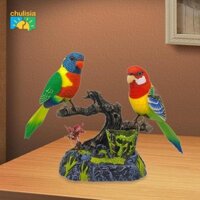 Vẹt biết nói, Đồ chơi điều khiển âm thanh nói chuyện, Mô phỏng, Điện tử sáng tạo Văn phòng thú cưng Trang trí nhà cửa cho quà tặng sinh nhật