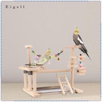 Vẹt Sân Chơi Leo Thang Lồng Phụ Kiện Cá Rô Gỗ Phòng Tập Gym Playpen Vẹt Chơi Đứng Cho Conures Cockatiel