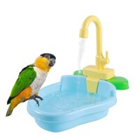Vẹt Tự Động Tắm Thú Cưng Chim Tắm Lồng Lưu Vực Vẹt Bồn Tắm Bát Tắm Chim Phụ Kiện Vẹt Đồ Chơi Chim Bồn Tắm Chim