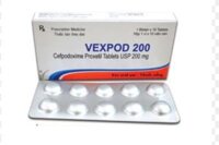 Vexpod 200 (Cefpodoxim) – Thuốc điều trị nhiễm khuẩn hiệu quả của Ấn Độ (Hộp 1 vỉ x 10 viên)